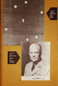 Eisenhower e foto dischi sulla casa bianca