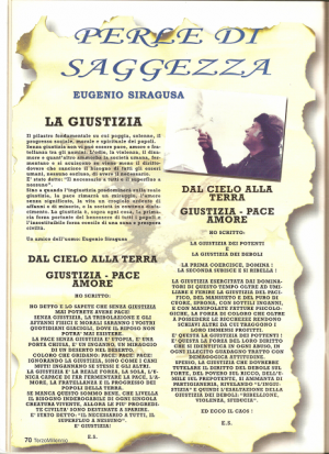 Ringraziamento ad Eugenio